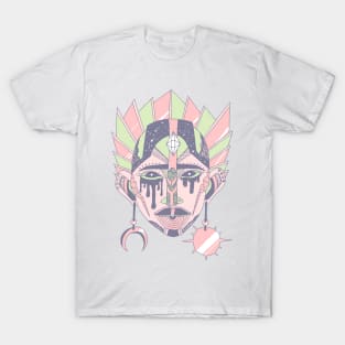 Npink African Mask No 12 T-Shirt